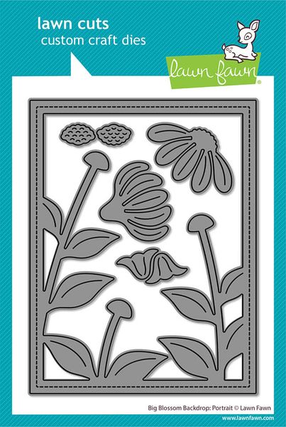 Hovedbilde Lawn Fawn Big Blossom Backdrop: Portrait Dies