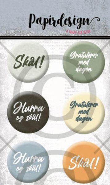 Hovedbilde Papirdesign Skål Buttons