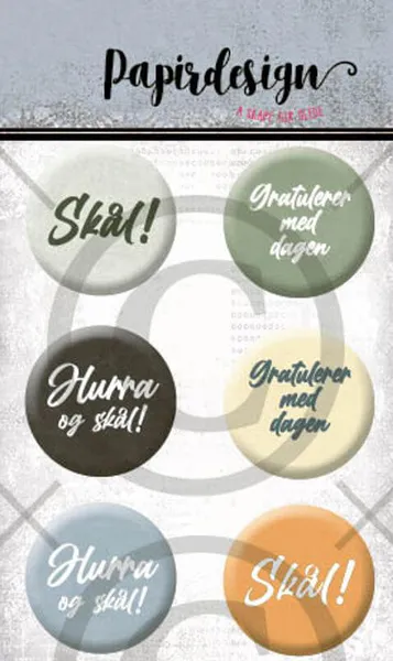 Hovedbilde Papirdesign Skål Buttons