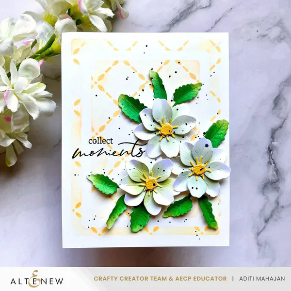 Hovedbilde Altenew Lattice Blossoms Stencil
