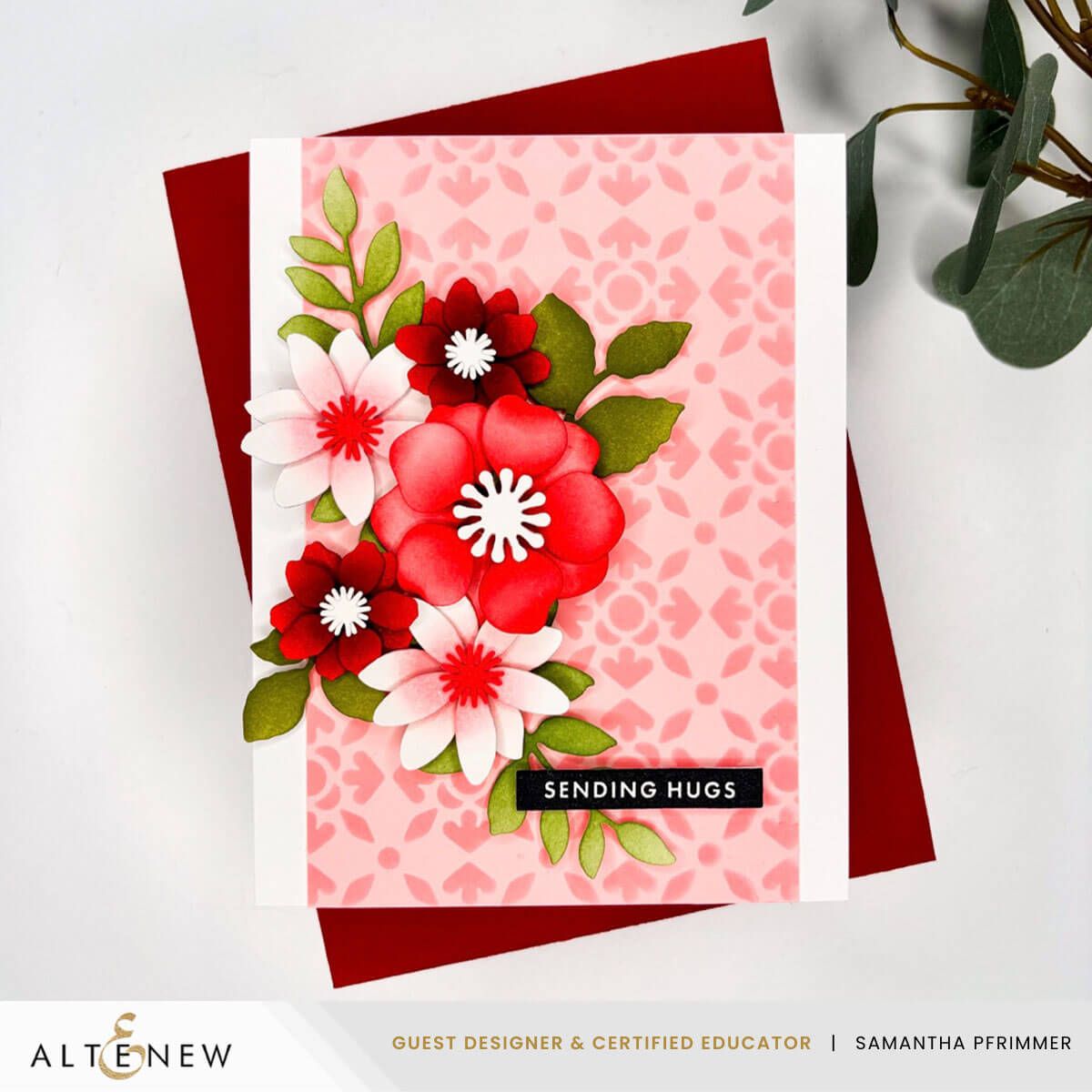 Altenew Serene Lattice Stencil