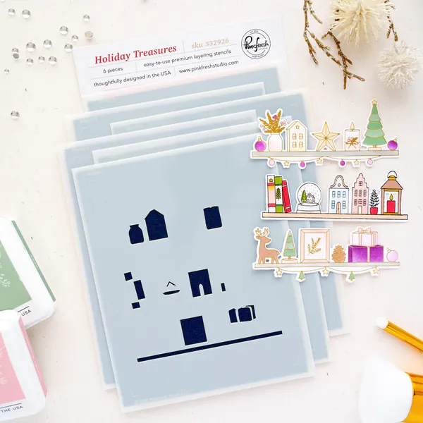 Hovedbilde Holiday Treasures Stencils 