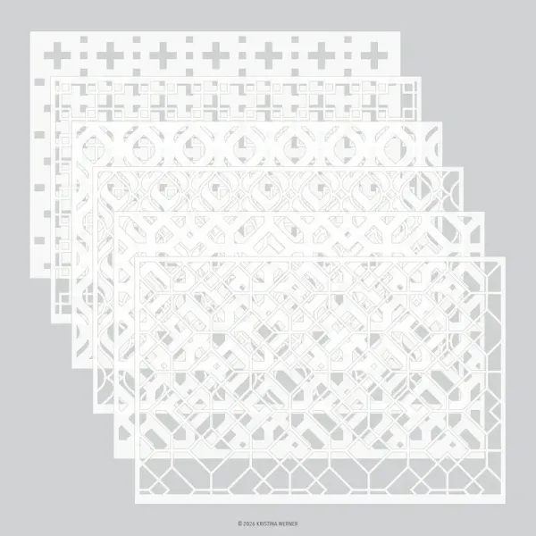 Hovedbilde Kristina Werner Layered Lattice Stencil Pack