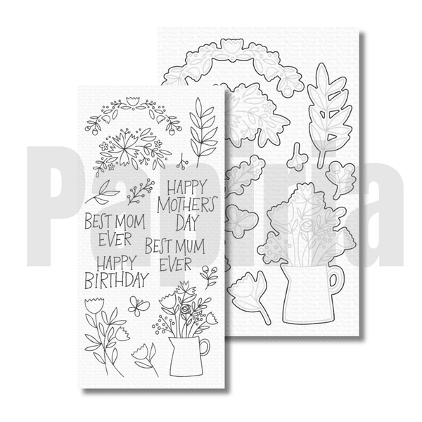 Hovedbilde MFT Mother's Day Bouquet stamp and die set