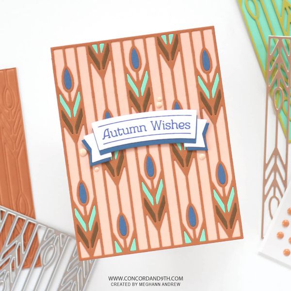 Hovedbilde Prairie Wheat Card Front Die