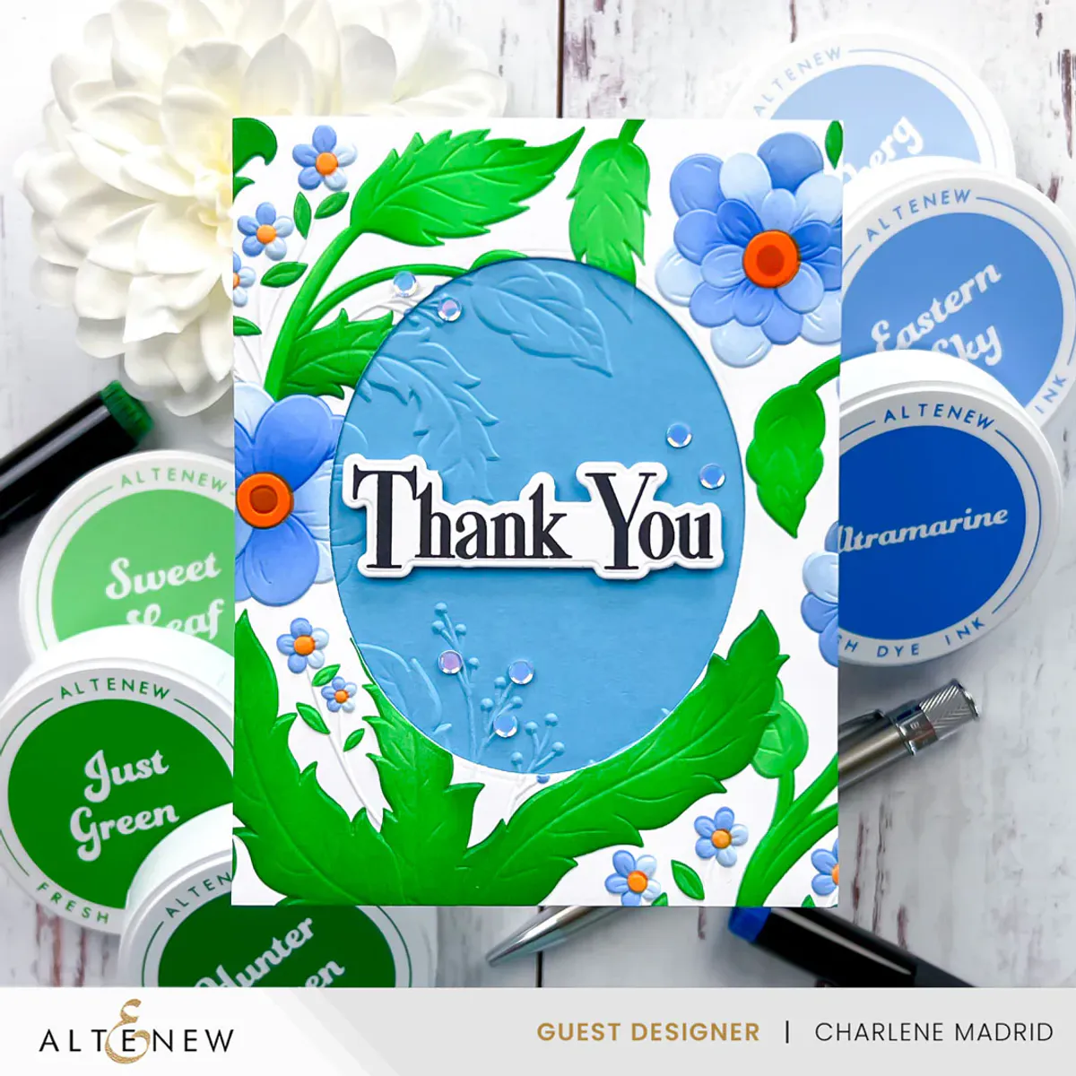 Altenew Green Meadows Fresh Dye Ink Mini Cube Set