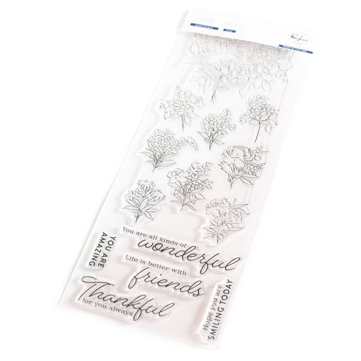 Pinkfresh Studio Garden Bouquet stencils 