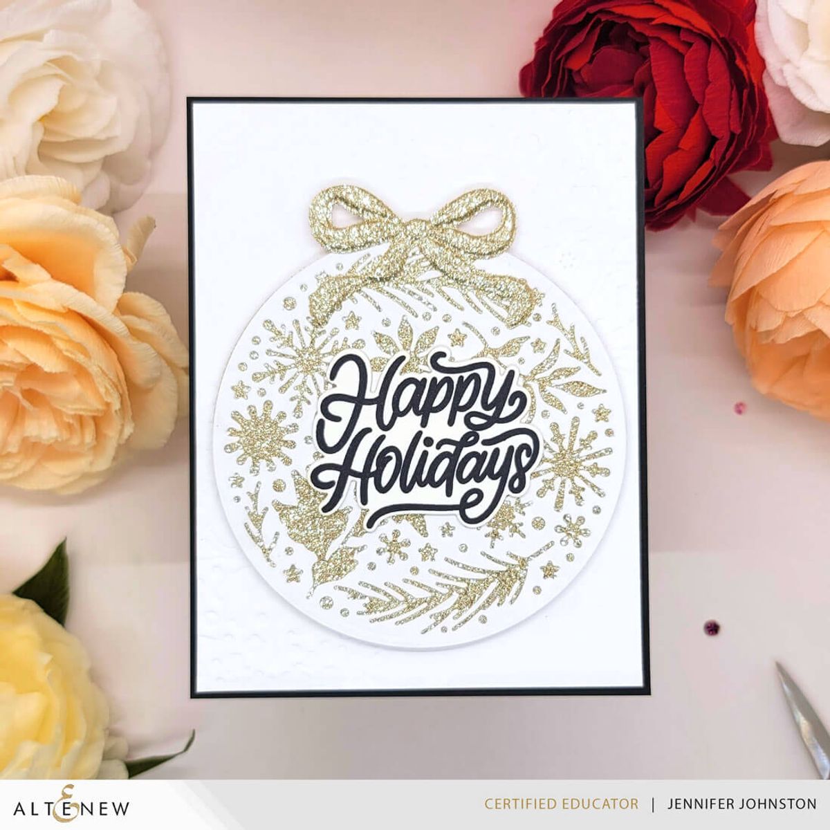 Altenew Zero-Waste: Ornamental Winter Pattern Die Set