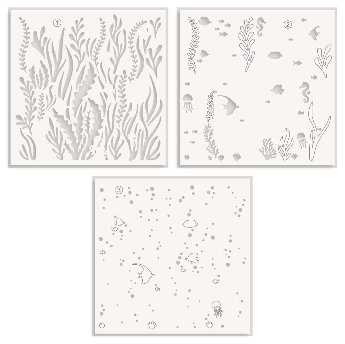Undersea Jamboree Stencil Set