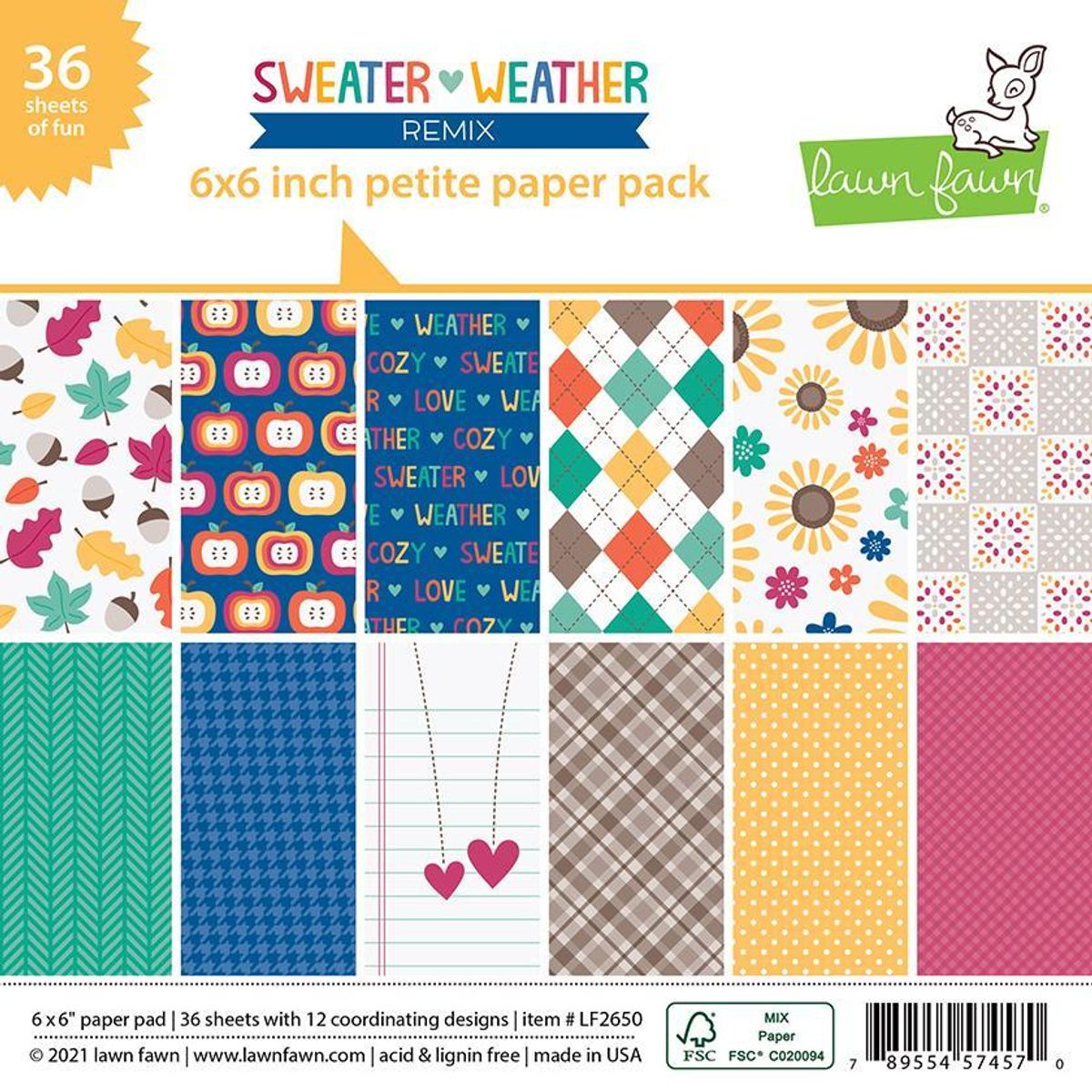 Lawn Fawn Sweater Weather Remix Collection Pack