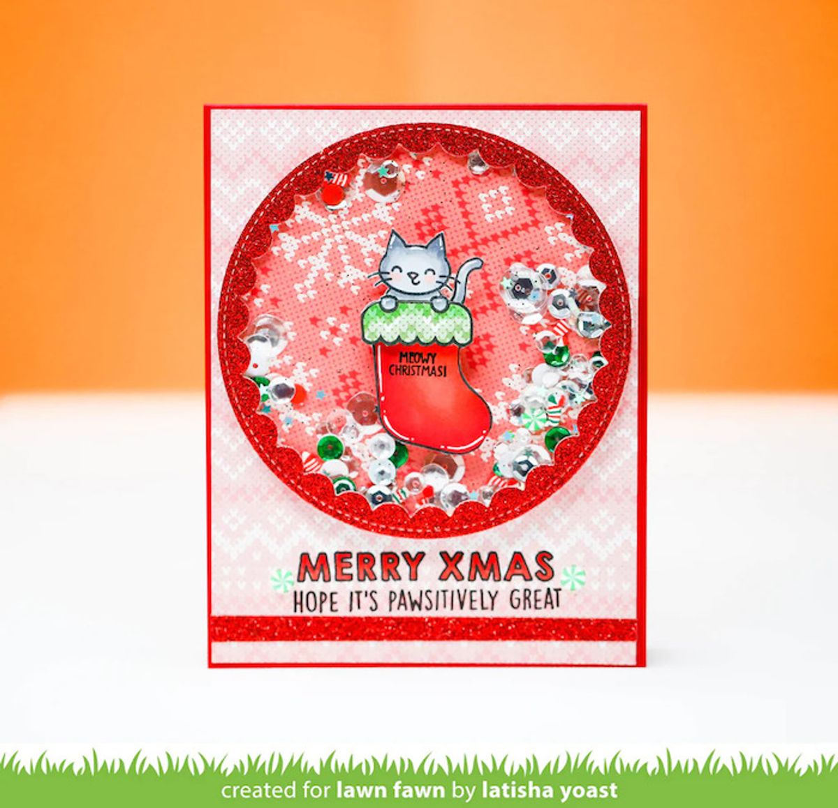 Lawn Fawn Pawsitive Christmas Stamp Set
