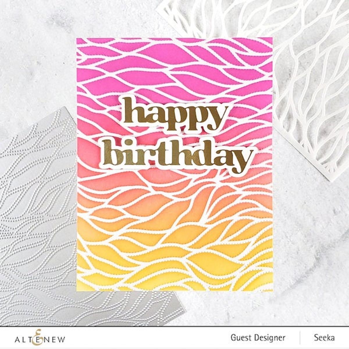 Altenew Versatile Greetings 2 Hot Foil Plate Set