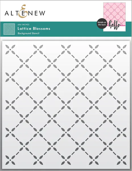 Hovedbilde Altenew Lattice Blossoms Stencil