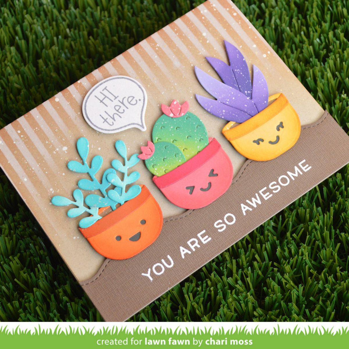 Lawn Fawn Skinny Stripes Stencils