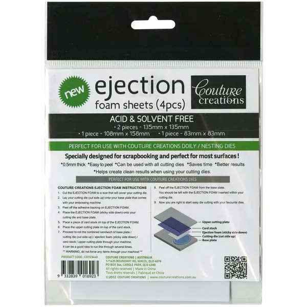 Hovedbilde Couture Creations Ejection Foam Sheets