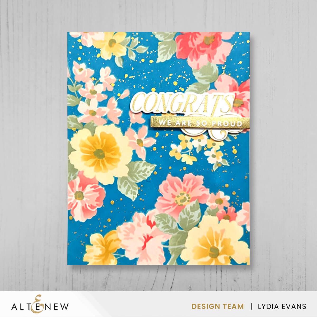 Altenew One-Go: Friendship Flowers Stencil Set
