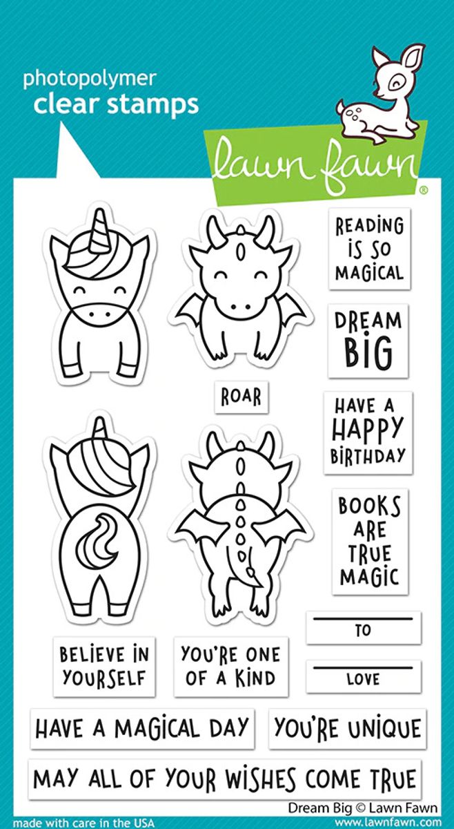 Lawn Fawn Dream Big Stamp Set