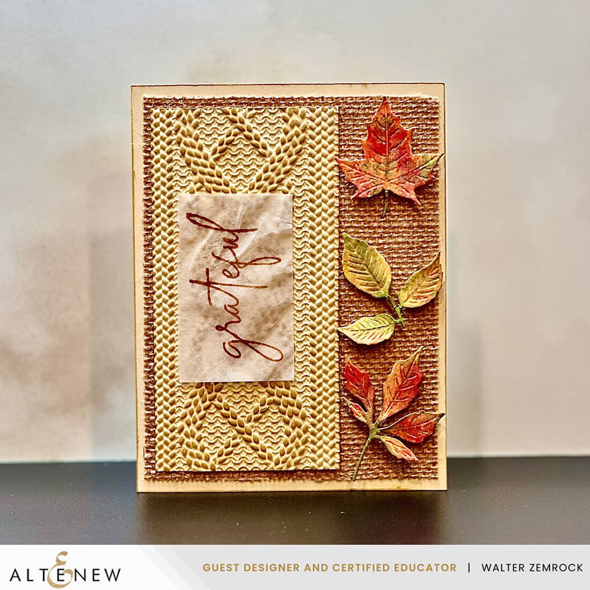 Altenew Cozy Sweater 3D Embossing Folder