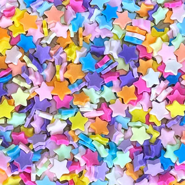 Hovedbilde Rainbow Star Clay Pieces