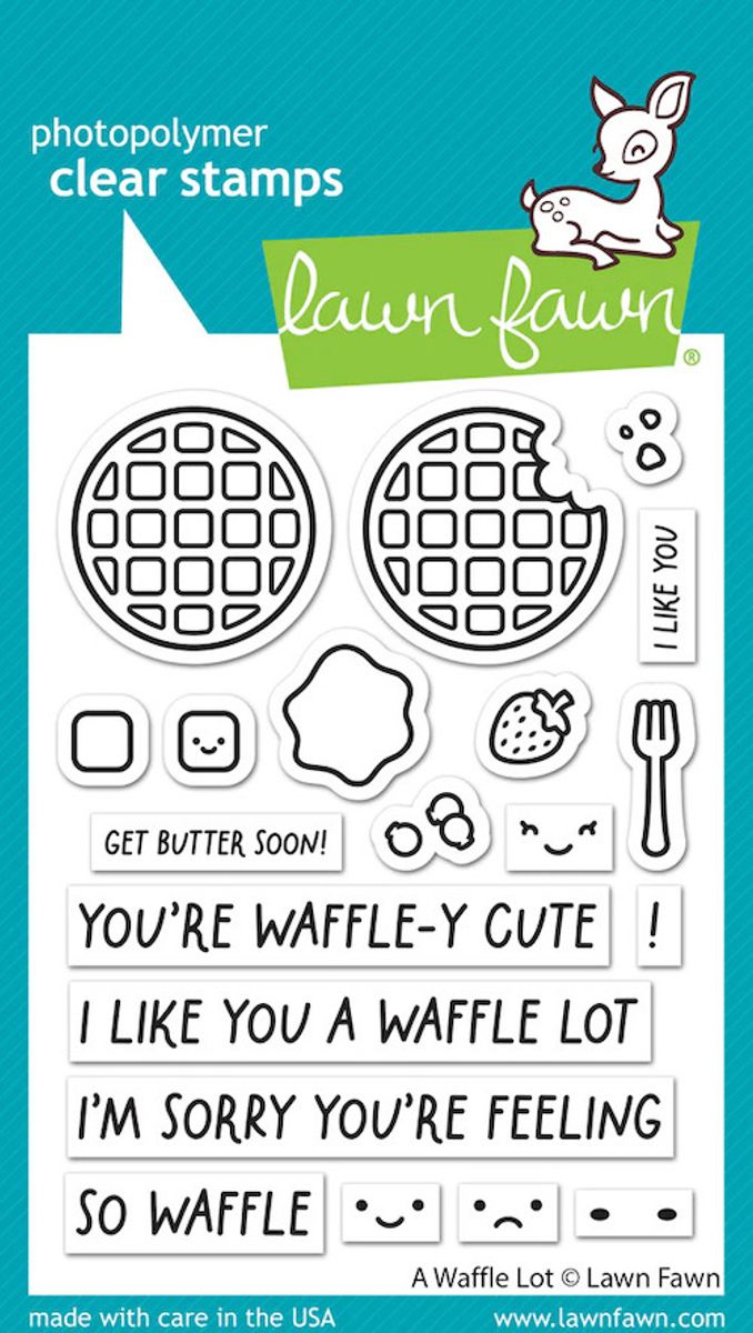Lawn Fawn A Waffle Lot Stamp Set
