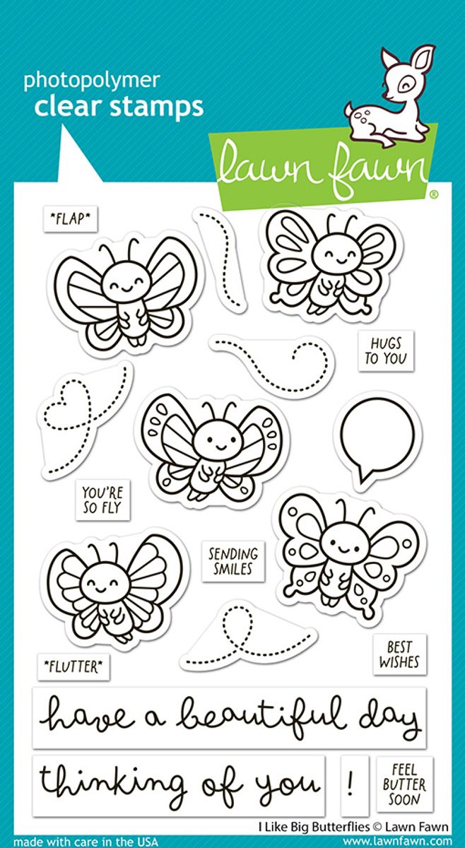 Lawn Fawn I Like Big Butterflies Dies
