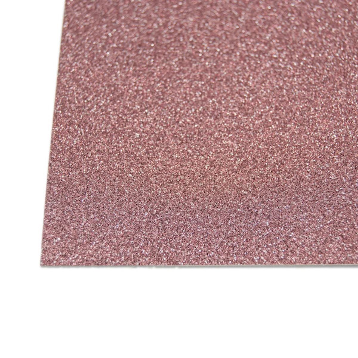 Kort & Godt Glitterkartong brun