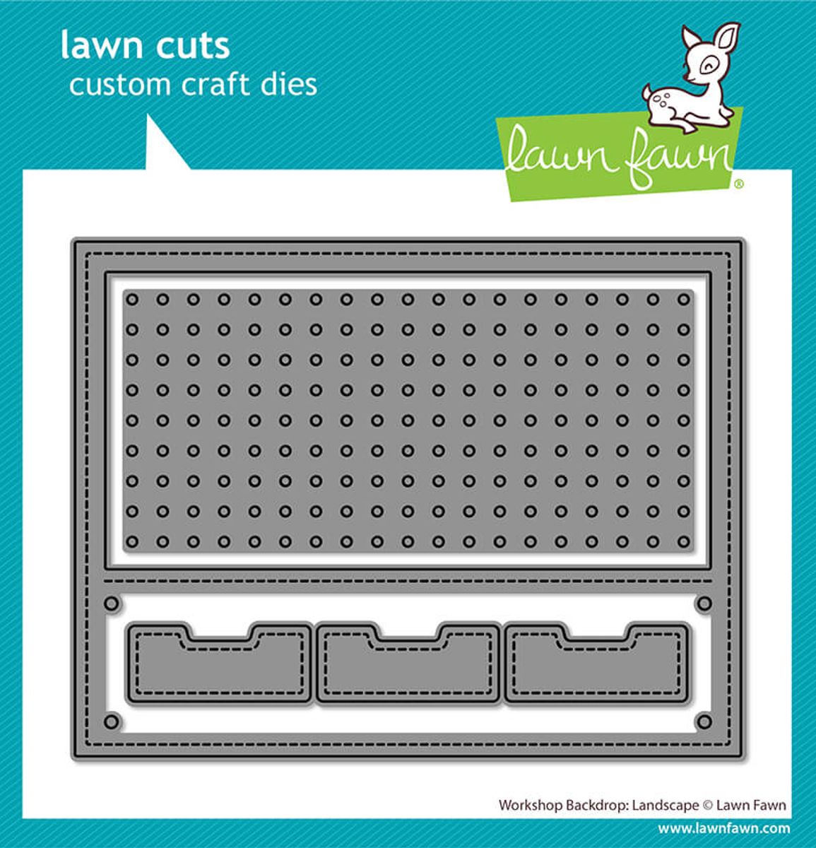 Lawn Fawn Workshop Backdrop: Portrait Dies